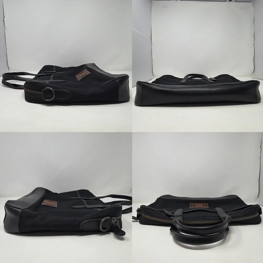 Coach Men’s Hamilton Cordura Leather Briefcase Laptop Business Bag AUTH F31277